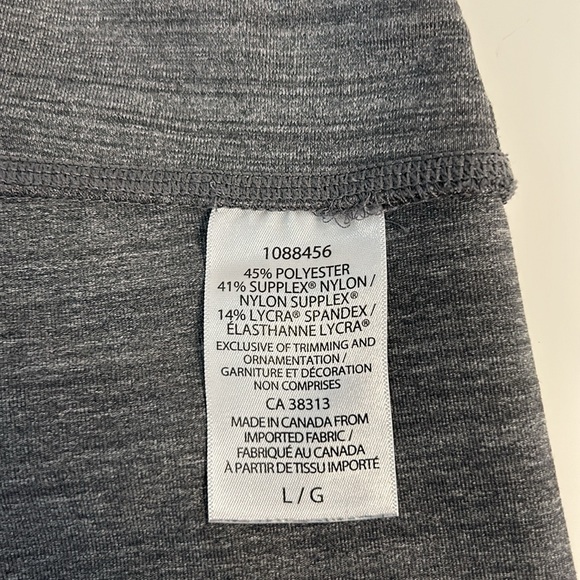 EUC Tuff Athletics Cropped Grey Leggings - Picture 8 of 9